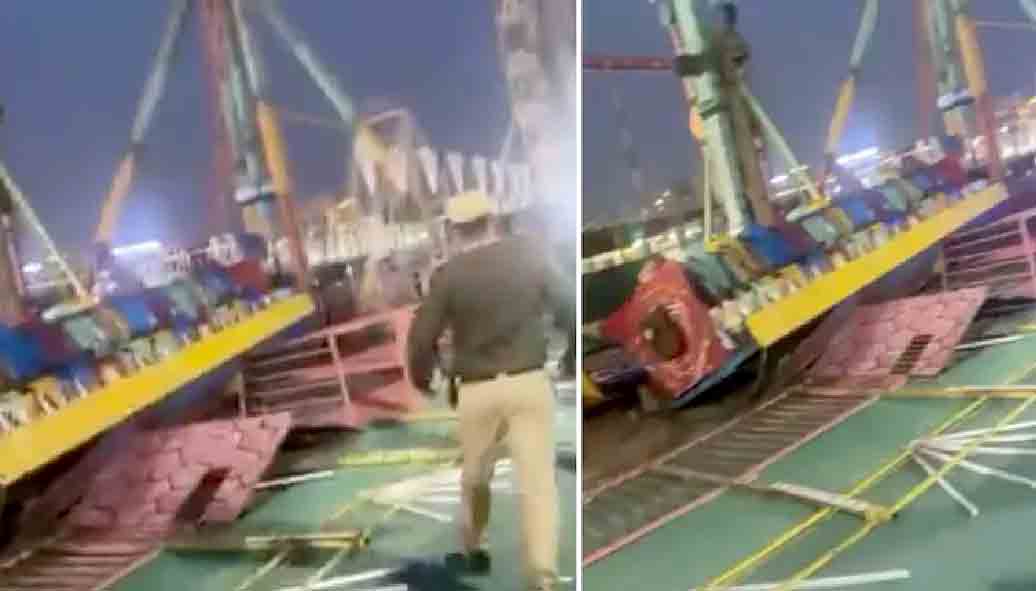 सूरजकुंड मेले में झूला टूटकर गिरा, ड्यूटी पर तैनात पुलिस निरीक्षक की मौत, 11 घायल