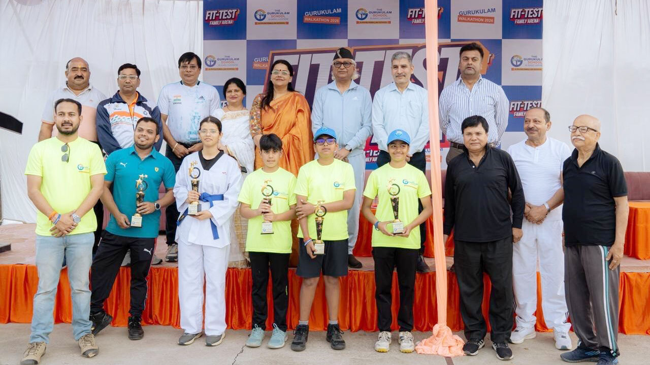 आरएसजी स्टेडियम में वॉकाथॉन, जुम्बा व योग सत्र का आयोजन