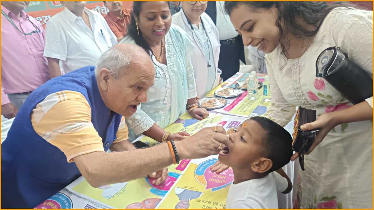 राजधानी में पल्स पोलियो अभियान का शुभारंभ, 2,783 बूथों पर बच्चों को पिलाई गई पोलियोरोधी दवा