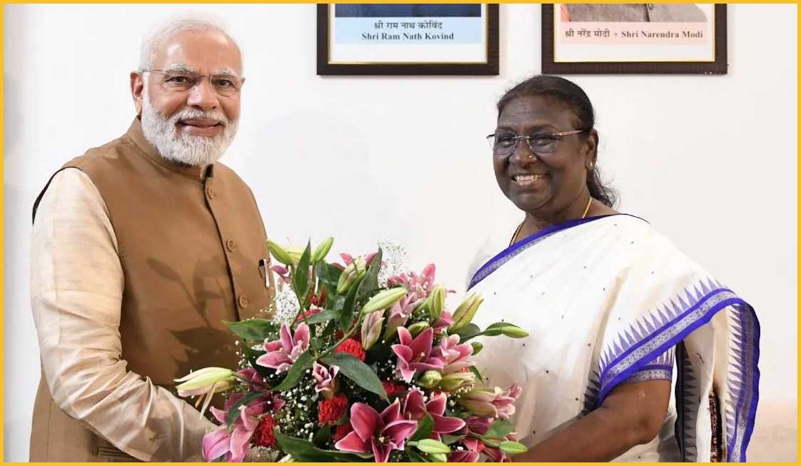 सबसे लंबे समय तक निर्वाचित प्रधानमंत्री बने मोदी, राष्ट्रपति मुर्मू ने पत्र लिखकर दी बधाई
